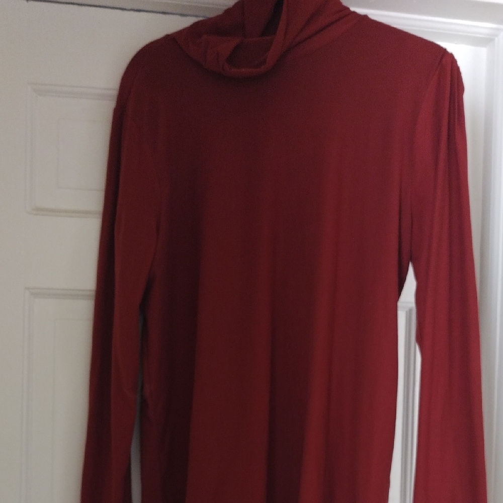 Elegant Red Tunic Top